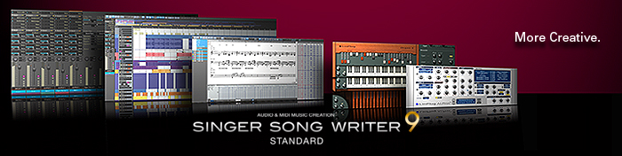 BCN�T�E���h�֘A����3�N�A���ŗD�G�܎�܂̍��(���y�쐬)�\�t�g�ASinger Song Writer 9 Standard