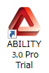 ABILITY 3.0 Pro試用版ショートカット