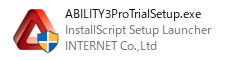 ABILITY 3.0 Pro試用版インストーラ